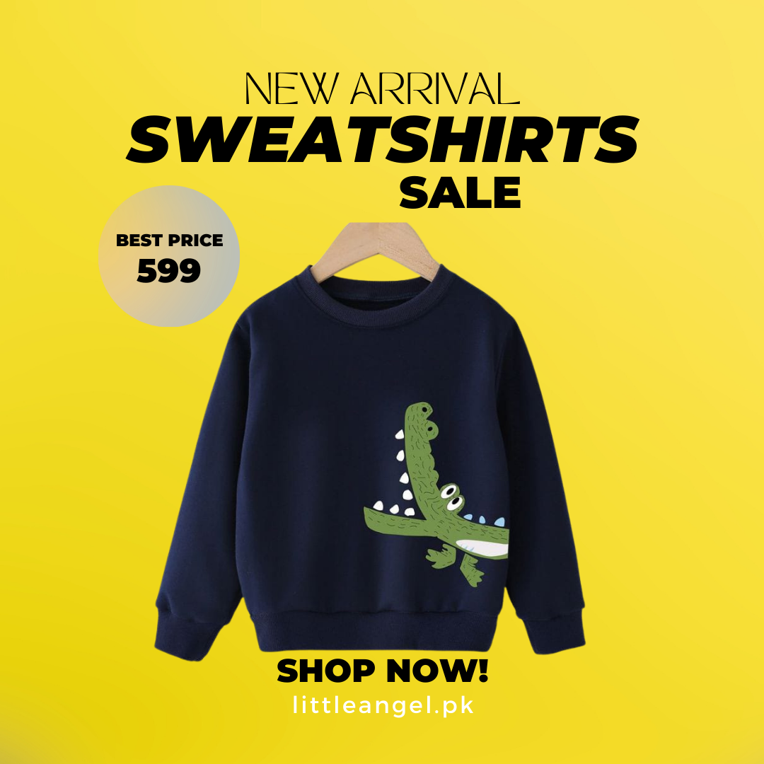 Printed Fleece Winter Sweatshirt For Kids Boys & Girl|kids clothes|kids winter clothes