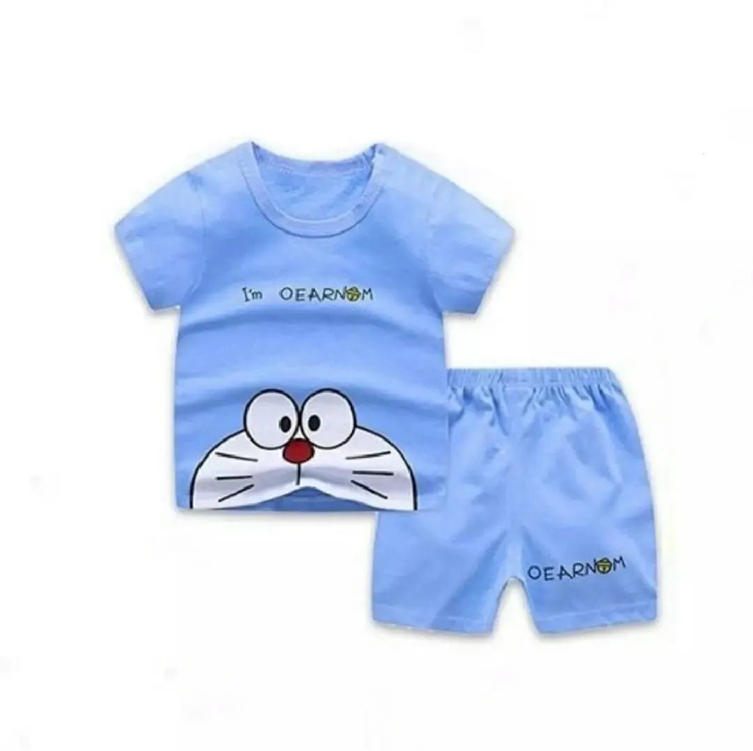T-shirt And Short Pants For Kids Baby Boys And Baby Girls Round Neck Short Sleeve Tee Top's Clothes sets Dresses outfit
