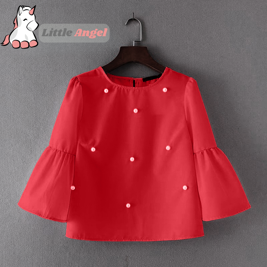 Cotton Shirt For Baby Girls stylish Design - Fine Cotton Material | Kids summer clothes for girls | baby girls top